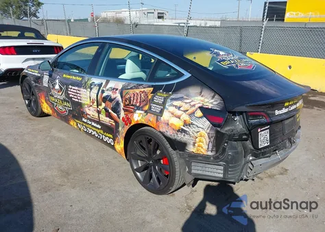 2020 Tesla Model 3 Performance Dual Motor All-Wheel Drive from USA, damaged, VIN 5YJ3E1EC8LF791925